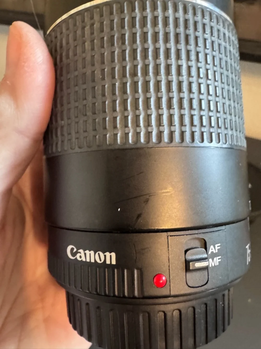 Canon Black Telephoto Zoom Lens with AF/MF Switch